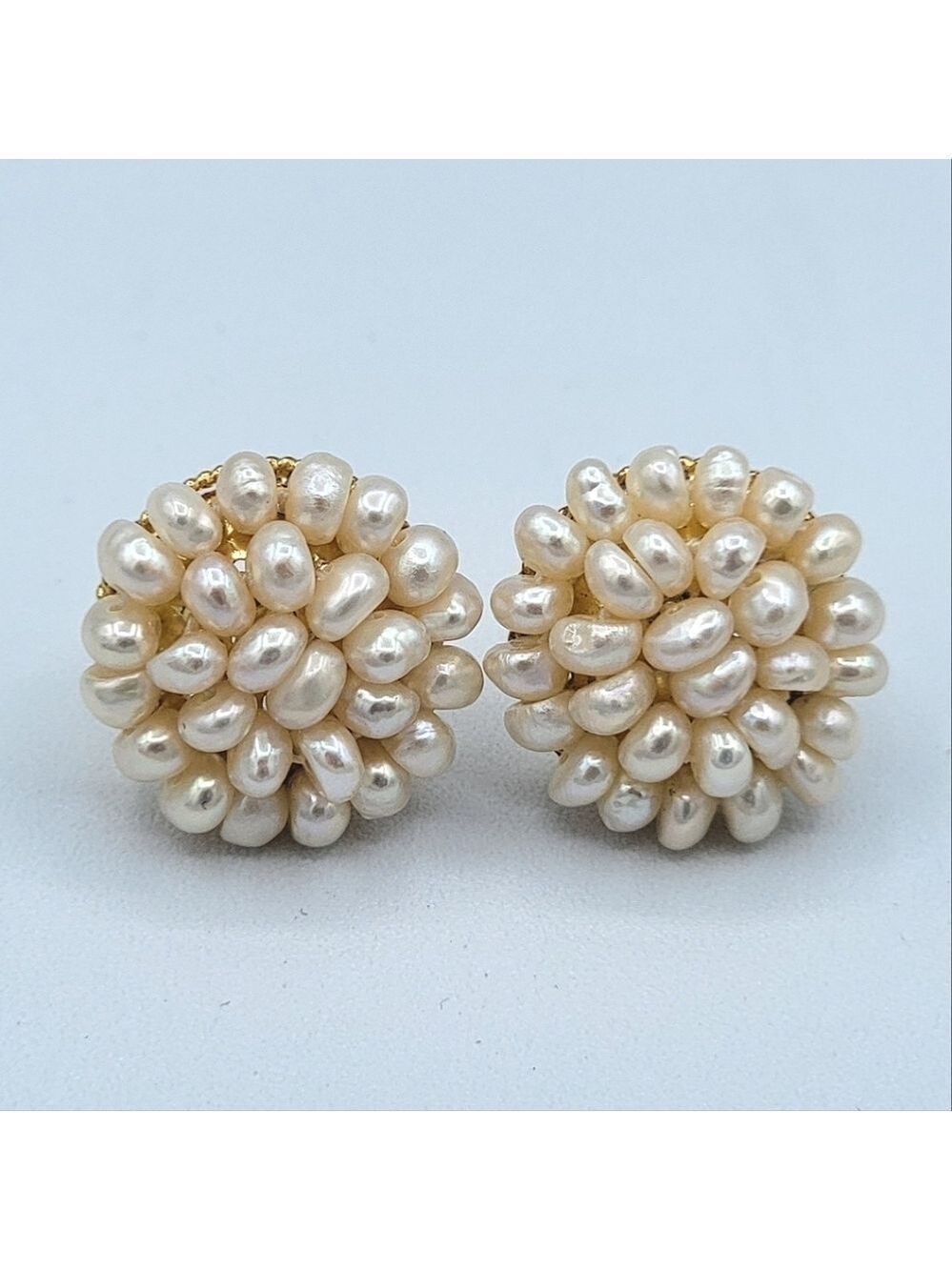 Pearl Cluster Earrings #2270